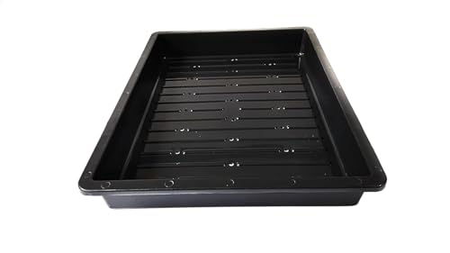 Hydroponics Tray with Water Drainage Holes | Germination,Seeding,Microgreen, Wheat Grass, Fodder Tray | Pack of 2 | 1.5ft * 2ft | 3 inch Depth