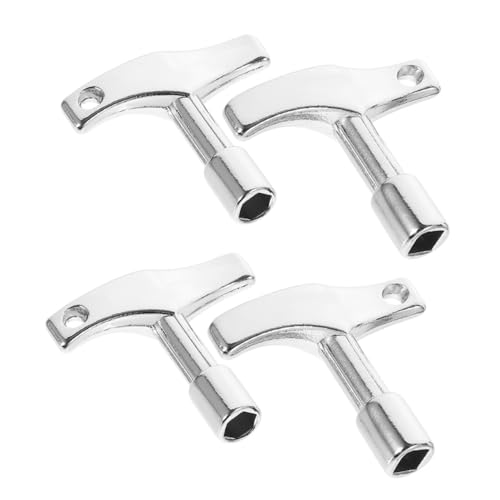 Abaodam Universal Drum Tuning Key Set 4pcs Drum Key Adjustment Tool for Daily Use Lightweight Compact