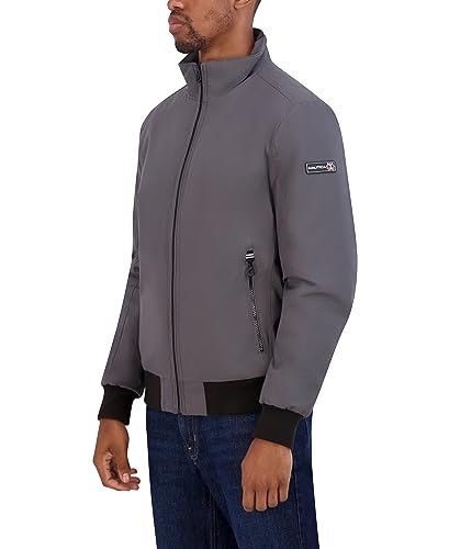 Nautica Men's Bomber Jacket – Windbreaker, Water-Resistant, Waterproof, Golf, Hiking, Boating, Casual Wear2