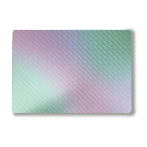 Carbon Fiber Laptop Skin Compatible with Surface Laptop 7 15" (2024) - Cotton Candy - Premium 3M Vinyl Protective Wrap Decal Cover - Easy to Apply | Crafted in The USA by MightySkins