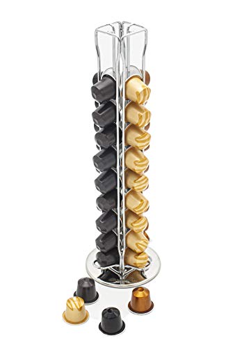 Soporte para cápsulas de café Nespresso y Dolce Gusto. Dispensador cápsulas de café. (40 CAPSULAS NESPRESSO)
