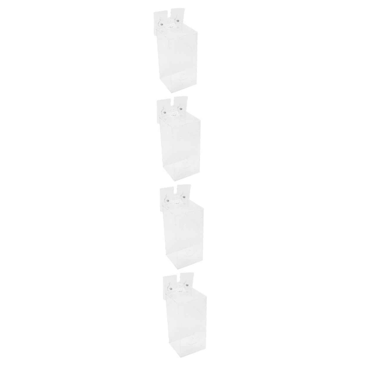 jojofuny 4piezas Dispenser De Guantes Desechables De Pared Organizador Apertura Para Soporte Para Guantes y Diseño y Práctico Para Cocina y Baño