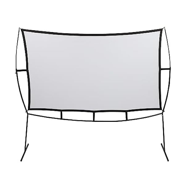 Projectiescherm, 100 inch, outdoor en indoor, 4K-projectiescherm met stand 16:9