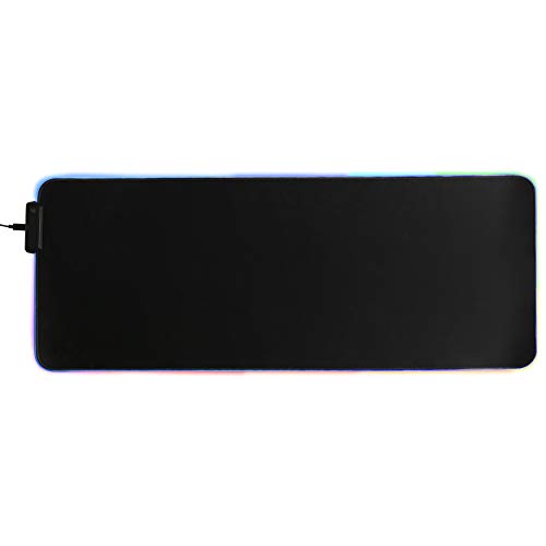 Silvergear Tapis de Souris Gaming - LED Lumineuse Tapis de Souris - USB - Ordinateur PC et du Mac Cover