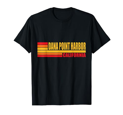 Retro Vintage Dana Point Harbor California CA Coast Beach T-Shirt
