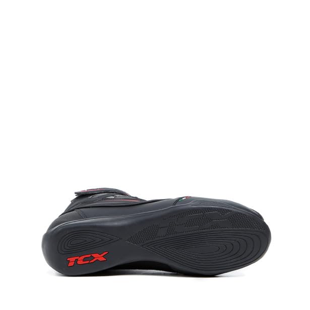 Image of TCX Men's Classic Motorcycle Boot, Black /Red, 14
