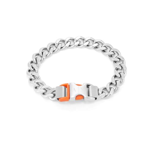 Armani Exchange Herren Edelstahl Armband mit Dornschließe, Length: 190MM+20MM, Width: 6MM