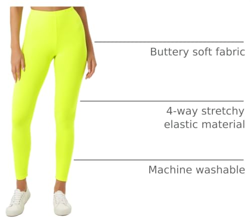 Image of sissycos Women's 80s Leggings Neon Artistic Splash Printed Pants