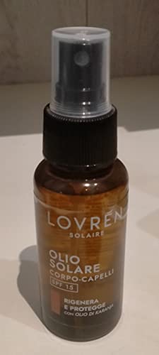LOVREN OLIO SOLARE CORPO-CAPELLI SPF 15-70 ml