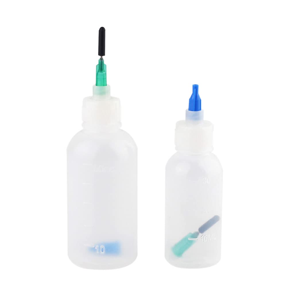 Fhis Dispensing 30ml 50ml Luer Lock Bottle Dispensing Bottle Coating Bottle Pack of 10 (50ml)