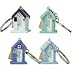 Price comparison product image Beach Hut Keyring - Resin - Colours Vary