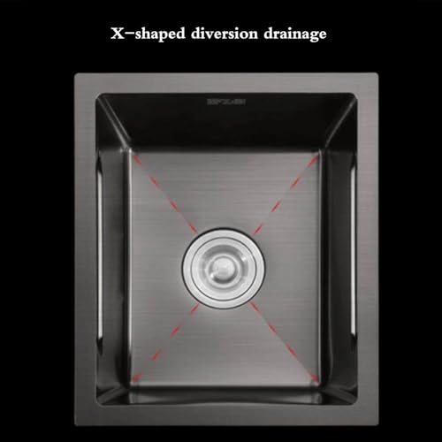 Évier de cuisine encastrable compact en acier inoxydable robuste avec couvercle de protection