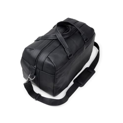 Mala de Viagem Capiau em Couro Legítimo 35L | Bolsa Duffel Bag Vintage para Fim de Semana, Academia e Bagagem de Mão