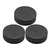 Yardwe 3St Hockey-Trainingszubehör Hockey Trainingspuck Eishockey Hockeyprodukt Hallenhockey Hockey-Puck im Fitnessstudio Multifunktions-Eispuck praktischer Hockeypuck Black
