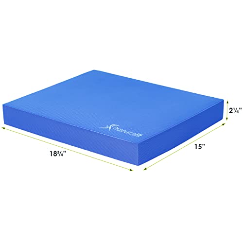 image for ProsourceFit Exercise Balance Pad, Non-Slip Cushioned Foam Mat & Knee 