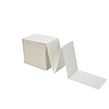 MFLABEL Fanfold 4' x 6' Direct Thermal Labels White Perforated Shipping Labels,4 Stacks,Total 4000...