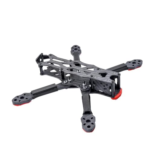 HD5 / HD7 / HD8 / HD9 カーボンファイバー クワッドコプターフレームキット 5.5mm アーム FPV RC レーシングフリースタイルフレームキット用(Random color 6inch)