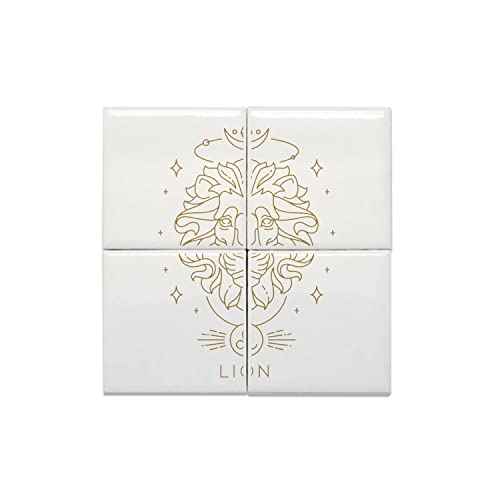 Carreaux céramique lion cadeau astrologie idéal pour anniversaire zodiaque