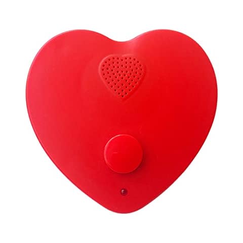 XLW 16min Voice Recorder for Stuffed Animals,Personal Voice Message Recordable Sound Recorder Chips Module for Mother's Day Christmas Plush Toy,Manual DIY Sound Creative Presents for Boyfriend (Red) Cover