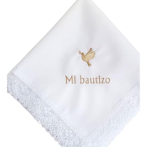 Pañuelo de bautizo bordado Deco-shop Cover