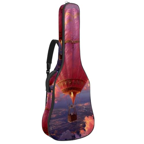 Sac pour guitare acoustique 40/41 pouces étanche à motif montgolfière