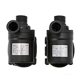 800L/H 5m DC 12V 24V Solar Brushless Motor Water Circulation Water Pump Submersibles Water Pumps Oil Fluid Home Outdoor(12V)