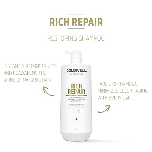 Foto von Goldwell Dualsenses Rich Repair Restoring Shampoo, Unparfümiert