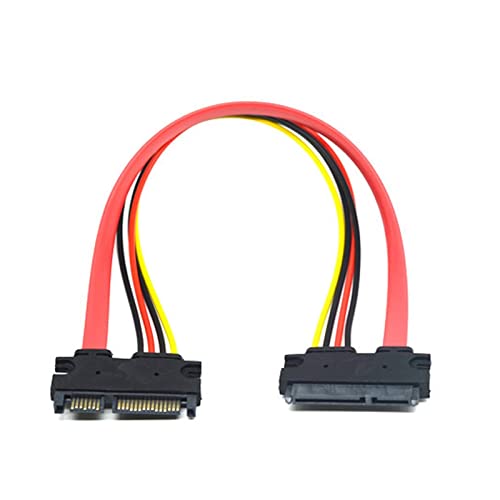 Cable de datos y alimentación Serial ATA 30cm 7+15 22Pin