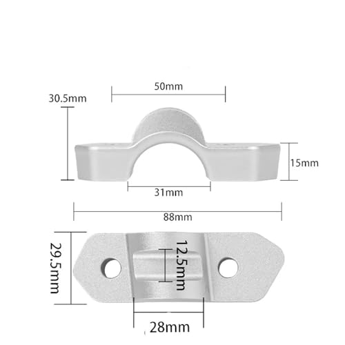 Abrazaderas elevadoras de manillar para motocicleta R1300GS 2024 6