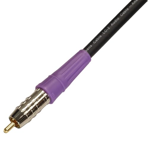 Blue Jeans Cable LC-2 Double-Shielded Low Capacitance Subwoofer Cable, 10 Foot, Black