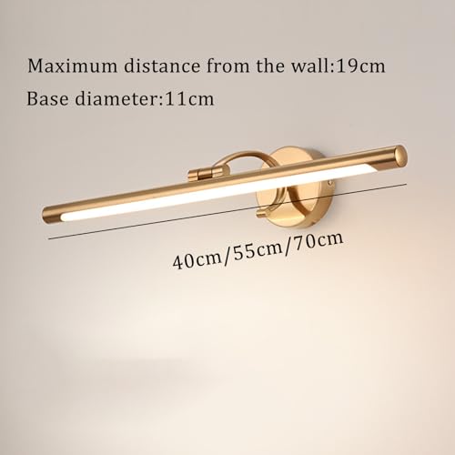 Apliques de pared para maquillaje con luz neutra libre de sombras 2