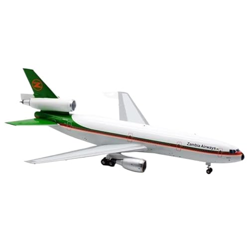 Avion Miniature Échelle 1 200 Zambia Airways DC-10-30 Modèle Moulé Métal de Collection N3016Z