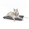 KH Pet Products Lectro Soft Orthopedic Outdoor Heated Dog Bed for Large Dogs or Multiple Cats Safety Listed Warming Pad Waterproof Soft Flexible Washable Cover Large 36 X 25in Gray 60W