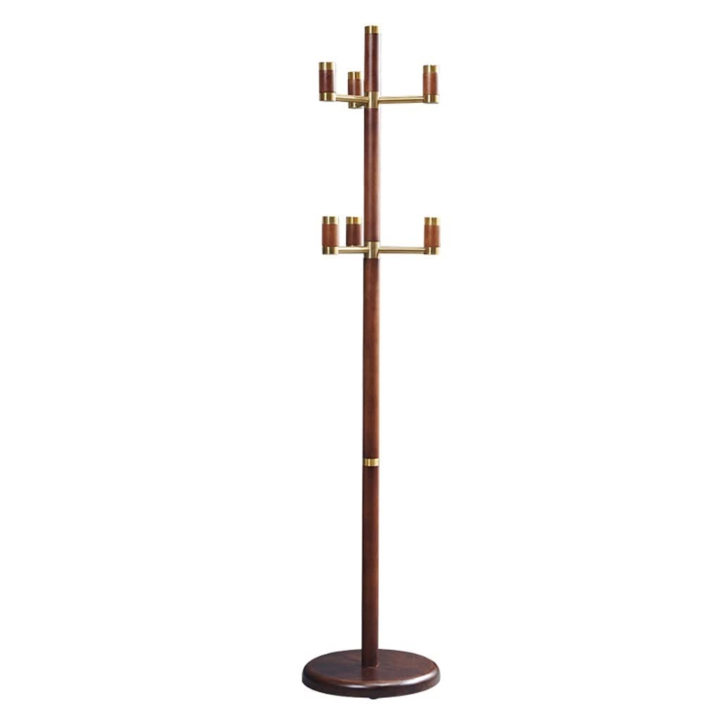 Porte-manteau autoportant de 72 pouces vertical en métal pour entrée et salon