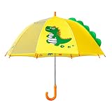 Children Transparent Long Umbrella For Boys Girls Cartoon Dinosaur Umbrella Baby Parasol Umbrella Ki