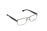 Materiales: Pasta, Metal Emporio Armani 3003 Monturas de Gafas, Matte Gunmetal, 55 para Hombre
