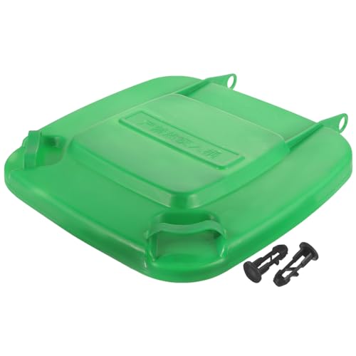 Image of GANAZONO Trash can Lid 15.35X15.35X1.96In Outdoor Garbage can Cover Replacement Lid Weather Resistant Sanitation Waste Bin Protector