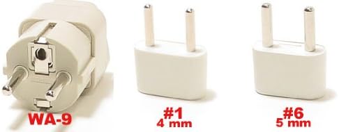 Regvolt Lithuania Plug Adapters Wa-9, #1, & #6