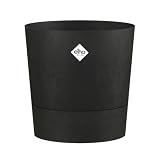Elho Foss Round 30cm Vasi per Piante - Living Black...