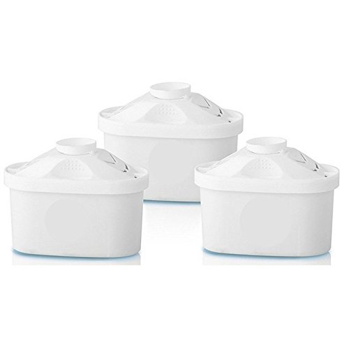 Vigorous Water Alkaline Replacement Filters for All Pitchers- Best Value (3 pack) 7 Stage Ionizer Filtration System To Purify and Increase PH Levels- Crisp, Clean, Refreshing Water Every Time (3) Vigorous Water Alkaline Replacement Filters for All Pitchers- Best Value (3 pack) 7 Stage Ionizer Filtration System To Purify and Increase PH Levels- Crisp, Clean, Refreshing Water Every Time (3)