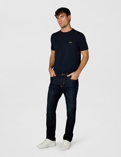 BOSS Men's Contrast Logo Cotton Stretch T-Shirt