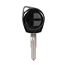 Zerone Guscio Chiave di Ricambio, Guscio Chiave Telecomando a 2 Pulsanti Compatibile per Suzuki Vitara Swift Ignis SX4 Liana Alto