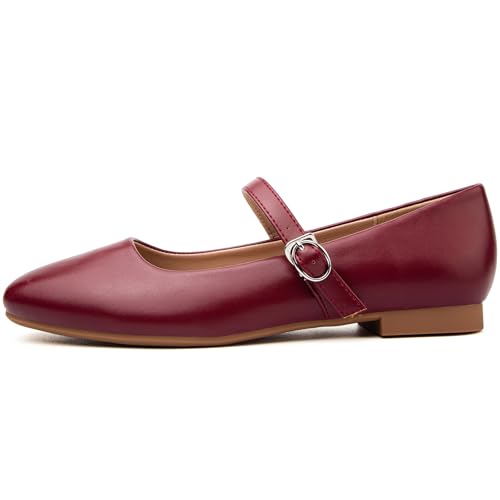 Image of Womens Pointed Toe Black Ballet Flats Comfortable Casual Dress Flats for Women Elegant Memory Foam Flats Shoes with Party Wedding