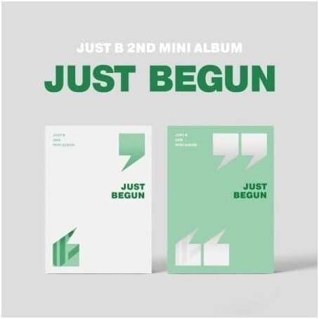 JUST B - 2 mini álbum JUST BEGUN (VERDE ver, póster plegado)