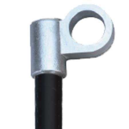 214202-001 - Black One Post Hole Standard Leadhead Cable, 1 Gauge, 1 Pc