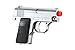 Lightweight 250 FPS Dual Airsoft Spring Pistols for Cosplay James Bond Costume, Spring Pistol Gun Toy for Youth, Great Started kit for Beginner