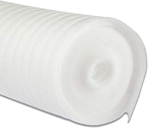 Base de espuma blanca de 3 mm para cualquier suelo laminado/madera real, 1 m x 15 m (tamaño de rollo de 15 m2), base acústica para suelos