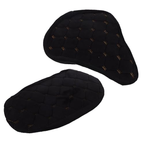 ifundom 2 セット冬用自転車サドルカバー 防寒保温綿入りクッション付き バイク前後用パッド 滑り止め機能搭載 ユニバーサル対応 電動自転車後