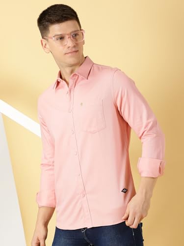 Image of Thomas Scott Men Classic Slim Fit Cotton Casual Full Sleeves Shirt