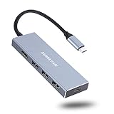 SUMAYAN USB C Hub 8 In 1 USB C Adapter Typ C Hub Type C to HDMI (4K * 2K) HUB USB3.0 * 3 PD SD TF...